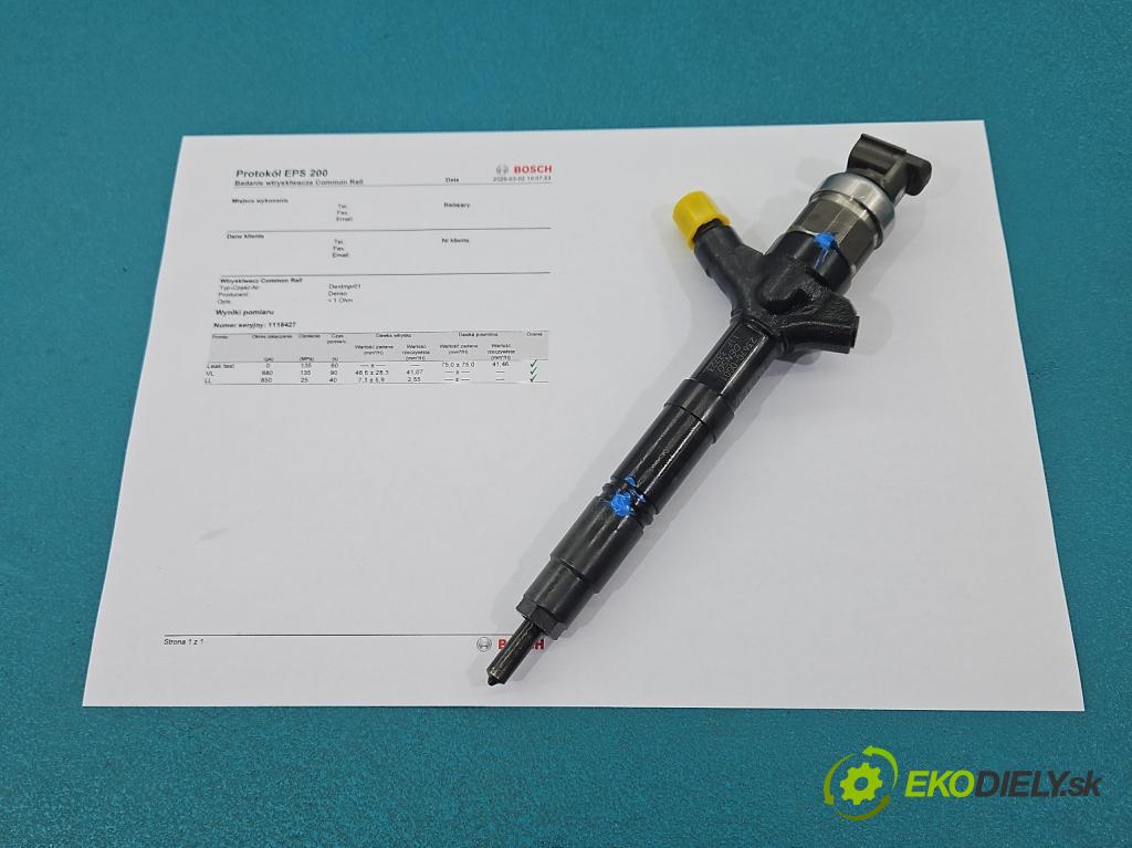 Toyota Corolla Verso II 2004-2009 2.0 d4d 116 HP manual 85 kW 1995 cm3 5- vstrek 23670-0G010 (Vstrekovač paliva)