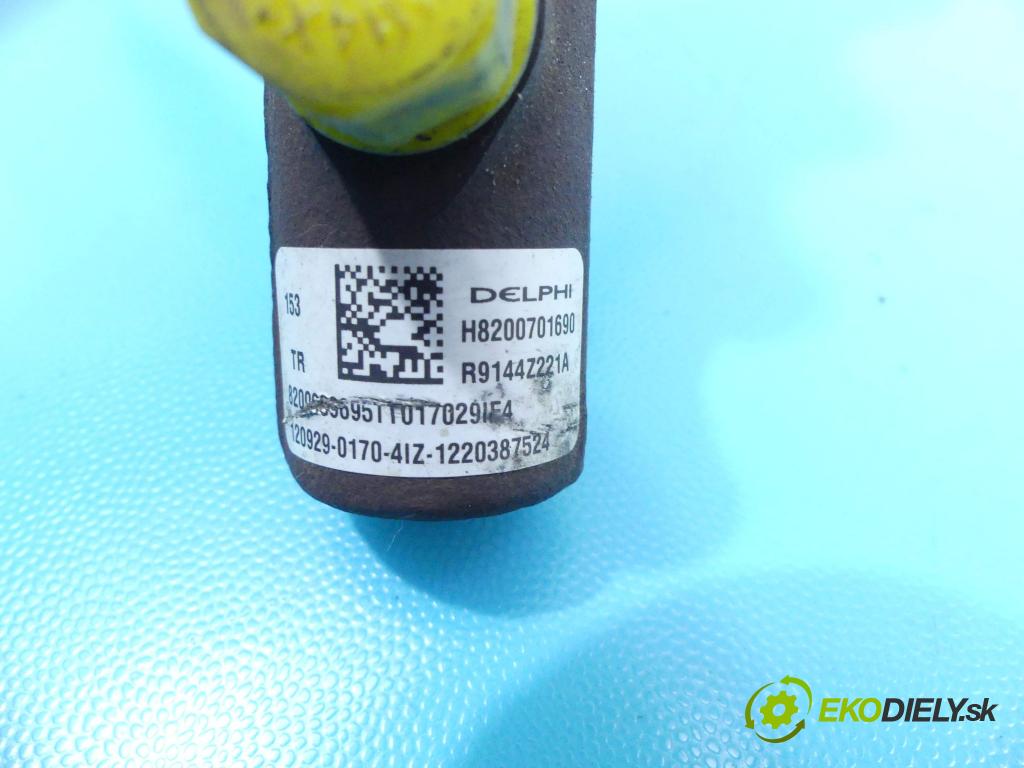 Dacia Logan I 2005-2014 1.5 dci 75 HP manual 55 kW 1461 cm3 5- lišta vstrekovacia 8200701690 (Vstrekovacie lišty)