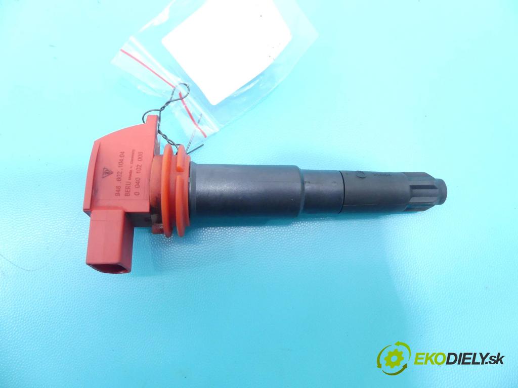 Porsche Cayenne I 2002-2010 4.8 V8 Turbo 500KM automatic 368 kW 4806 cm3 5- cievka zapaľovacia 0040102006 (Zapaľovacie cievky, moduly)