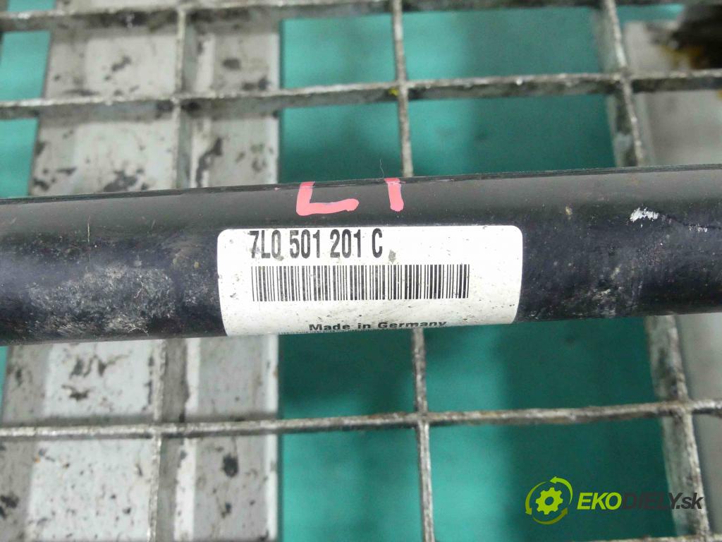 Porsche Cayenne I 2002-2010 4.8 V8 Turbo 500KM automatic 368 kW 4806 cm3 5- poloos ľavé 7L0501201C (Poloosy)