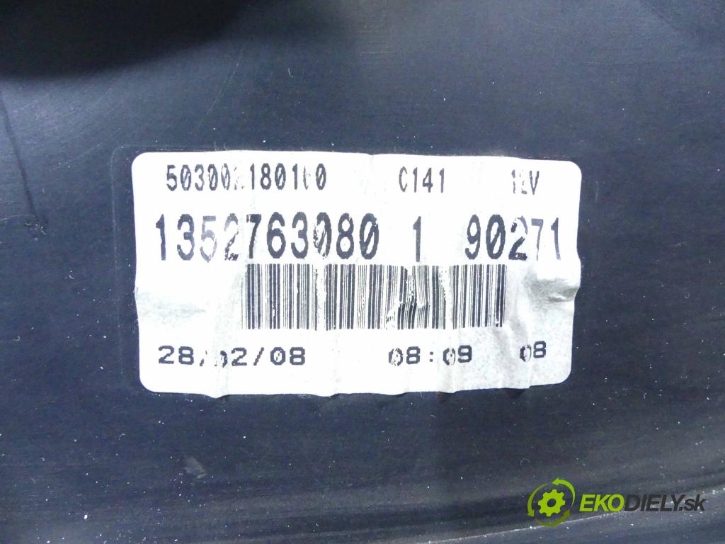 Fiat Fiorino III 2007- 1,3.0 jtd 75 HP manual 55 kW 1248 cm3 5- prístrojovka/ budíky 1352763080 (Prístrojové dosky, displeje)