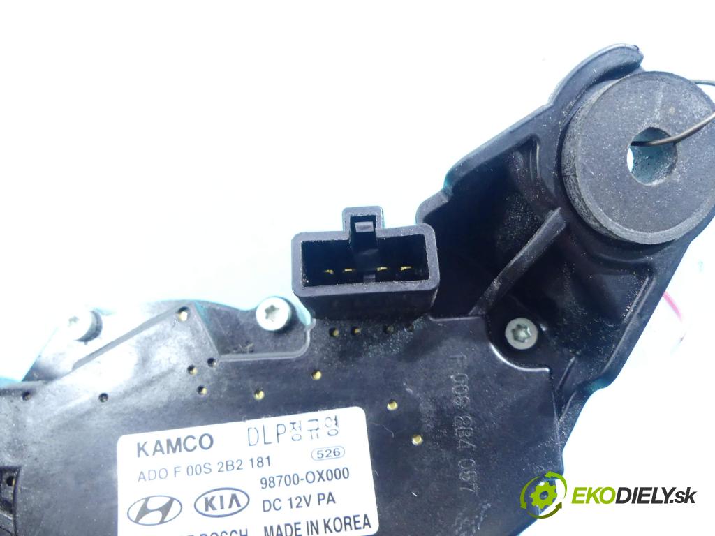 Hyundai I10 I 2008-2013 1.2 16v 78 HP manual 57,2 kW 1248 cm3 5- motor stieračov zadné 98700-0X000