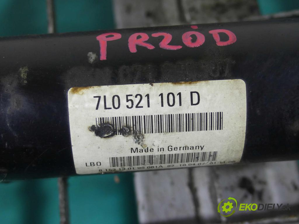 Porsche Cayenne I 2002-2010 4.8 V8 Turbo 500KM automatic 368 kW 4806 cm3 5- Hřídel: jízda: 7L0521101D (Kardaňové hriadele)