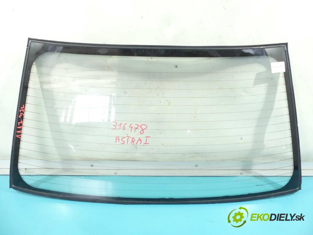 Opel Astra I 1991-2002 1.4 60 hp manual 44 kW 1389 cm3 4- sklo zadní  (Okna zadní)