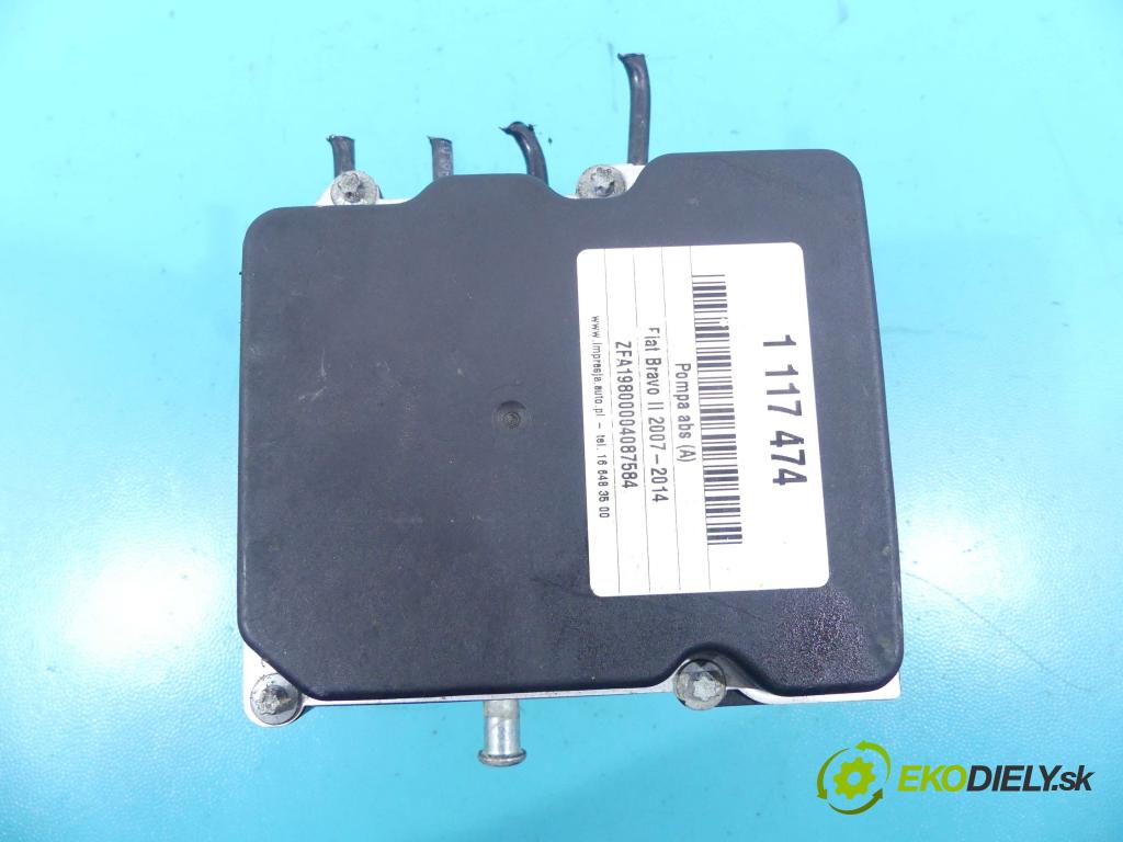 Fiat Bravo II 2007-2014 1.4 T 120 HP manual 88 kW 1368 cm3 5- čerpadlo abs 0265235416 (Pumpy ABS)