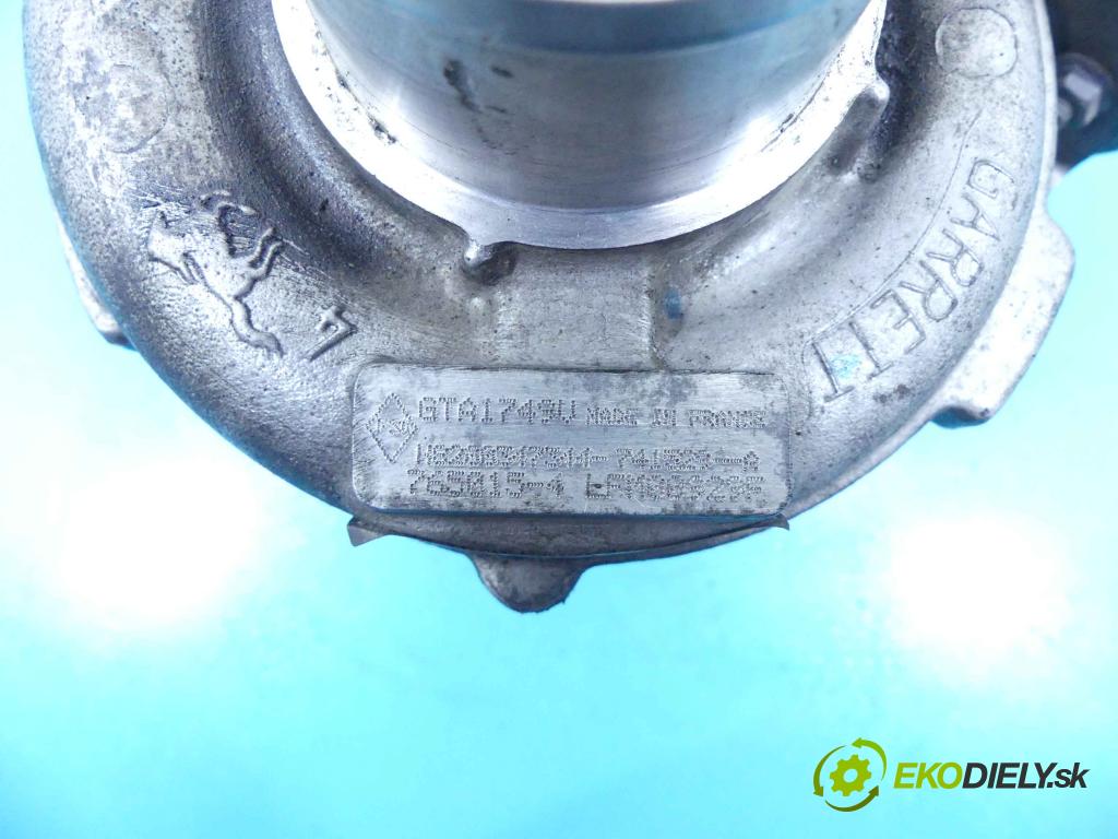 Renault Laguna III 2007-2015 2.0 dci 131 HP manual 96 kW 1995 cm3 5- turbodúchadlo, turbo 765015-4 (Turbodúchadlá (kompletné))