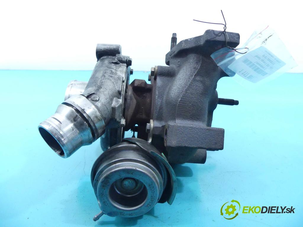 Renault Laguna III 2007-2015 2.0 dci 131 HP manual 96 kW 1995 cm3 5- turbodúchadlo, turbo 765015-4 (Turbodúchadlá (kompletné))