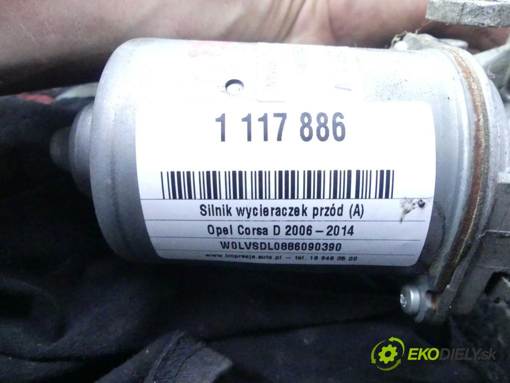 Opel Corsa D 2006-2014 1.2 16v 80 HP manual 59 kW 1229 cm3 3- motor stieračov predné 13182340