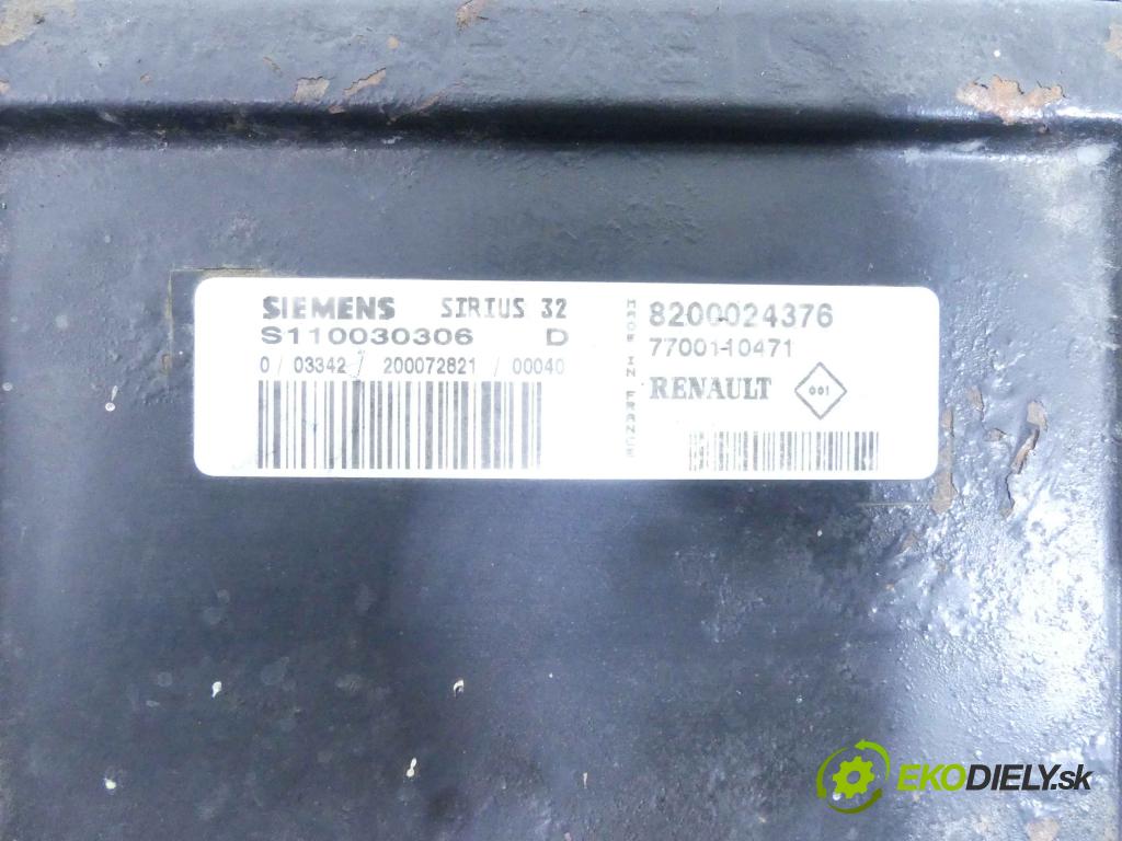 Renault Megane I 1995-2003 1.6 16V 107 HP automatic 79 kW 1598 cm3 5- Jednotka riadiaca 8200024376