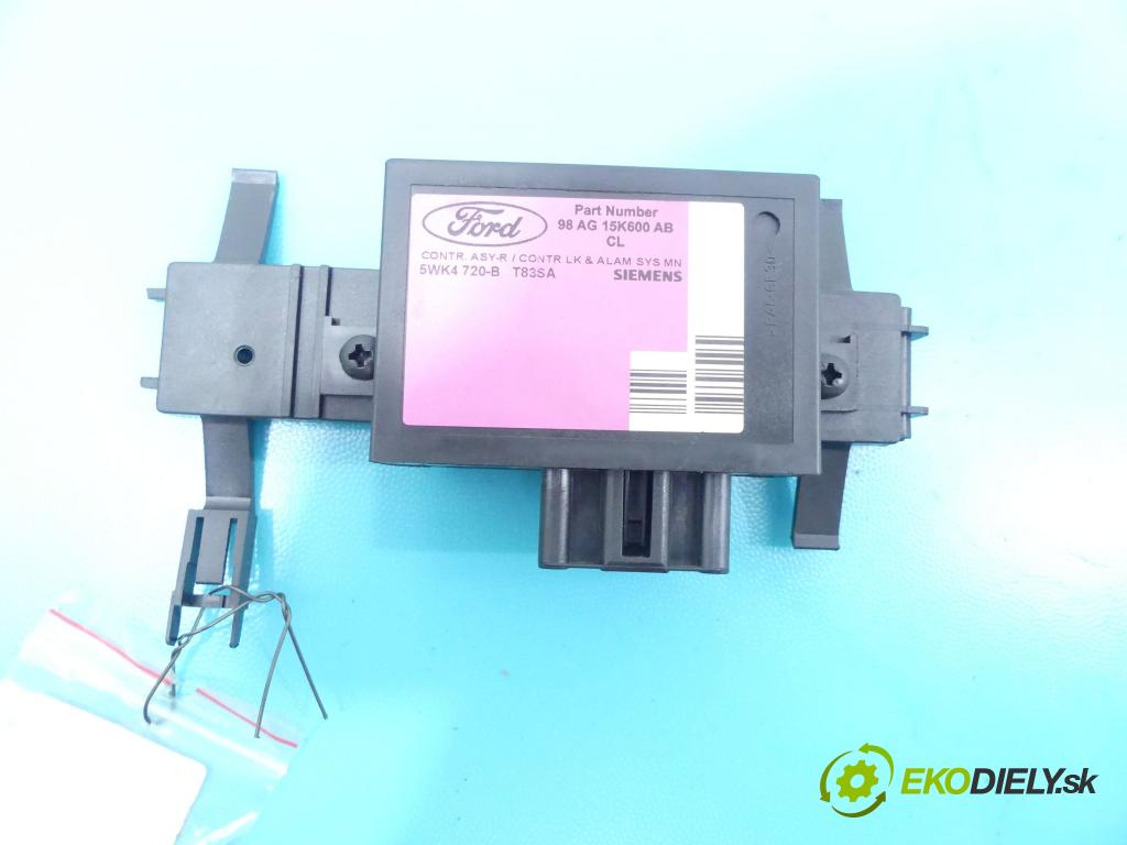 Ford Focus Mk1 1998-2004 1.6 16V 101 HP manual 74 kW 1596 cm3 5- modul riadiaca jednotka 5WK4720-B (Ostatné)