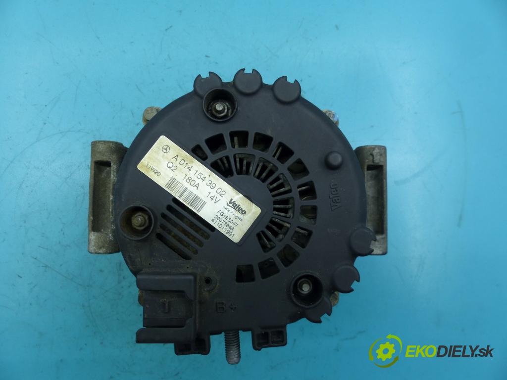 Mercedes GLK X204 2008-2015 2,2.0 cdi 170 HP automatic 125 kW 2143 cm3 5- Alternator A0141543902 (Alternátory)