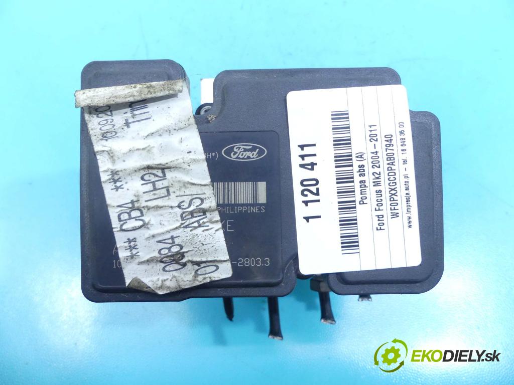 Ford Focus Mk2 2004-2011 1.6 16v 101 HP manual 74 kW 1596 cm3 5- čerpadlo abs 8M512M110AA (Pumpy ABS)