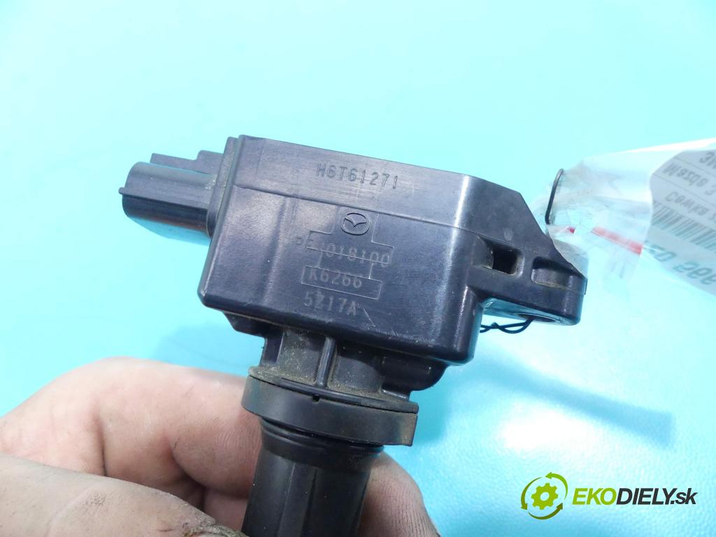 Mazda 3 III BM 2013-2018 2.0 16v 120 HP manual 88 kW 1998 cm3 4- cievka zapaľovacia H6T61271 (Zapaľovacie cievky, moduly)