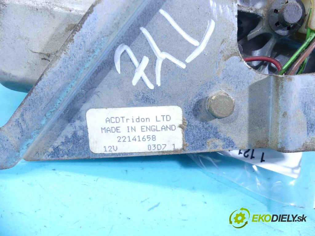 Opel Frontera A 1992-1998 2.0 8V 116 HP manual 85 kW 1998 cm3 3- motor stieračov zadné 22141658