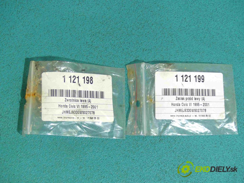 Honda Civic VI 1995-2001 1.4 16v 75 HP manual 55 kW 1396 cm3 3- brzdič predné ľavý  (Ostatné)