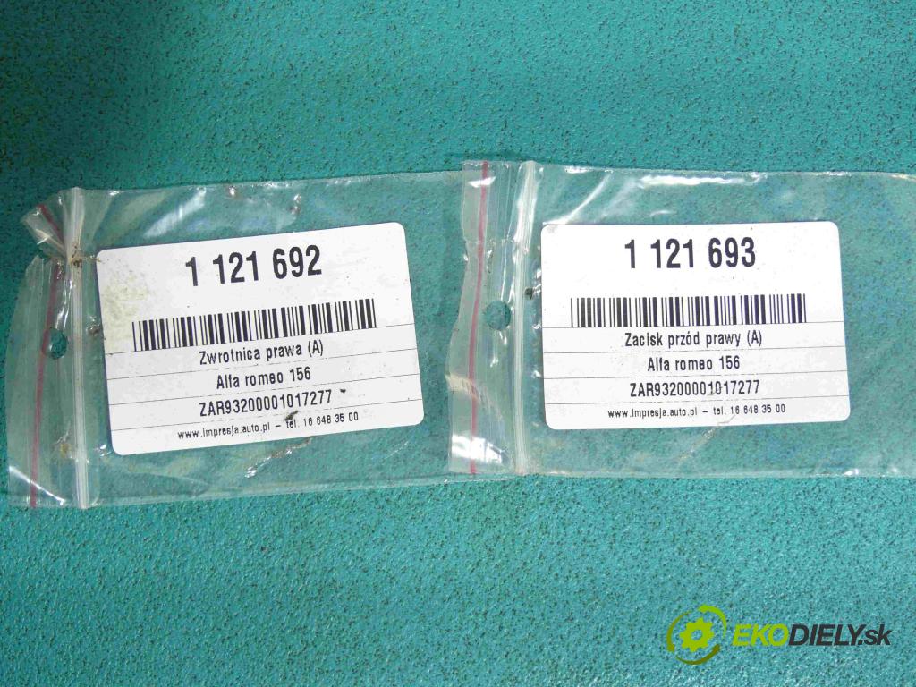 Alfa romeo 156 1,8.0 16v 144 HP manual 106 kW 1747 cm3 4- brzdič predné pravý  (Ostatné)