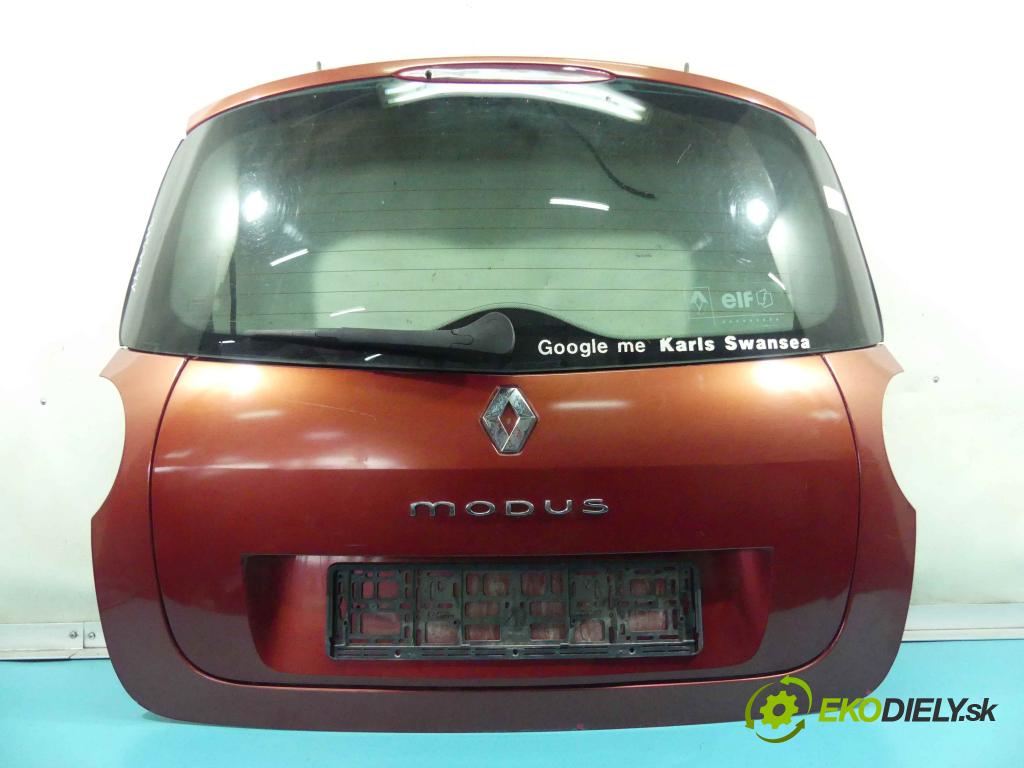 Renault Modus 1.5 dci 82 HP manual 60 kW 1461 cm3 5- zadna kufor  (Zadné kapoty)