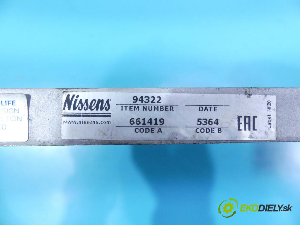 Renault Espace III 1997-2003 3.0 V6 190 HP automatic 140 kW 2946 cm3 5- chladič klimatizácie  (Chladiče klimatizácie)