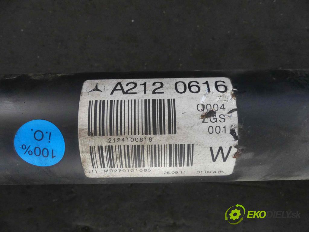 Mercedes E W212 2009-2016 3.0 cdi 231 HP automatic 170 kW 2987 cm3 4- Hřídel: jízda: A2120616 (Kardaňové hriadele)