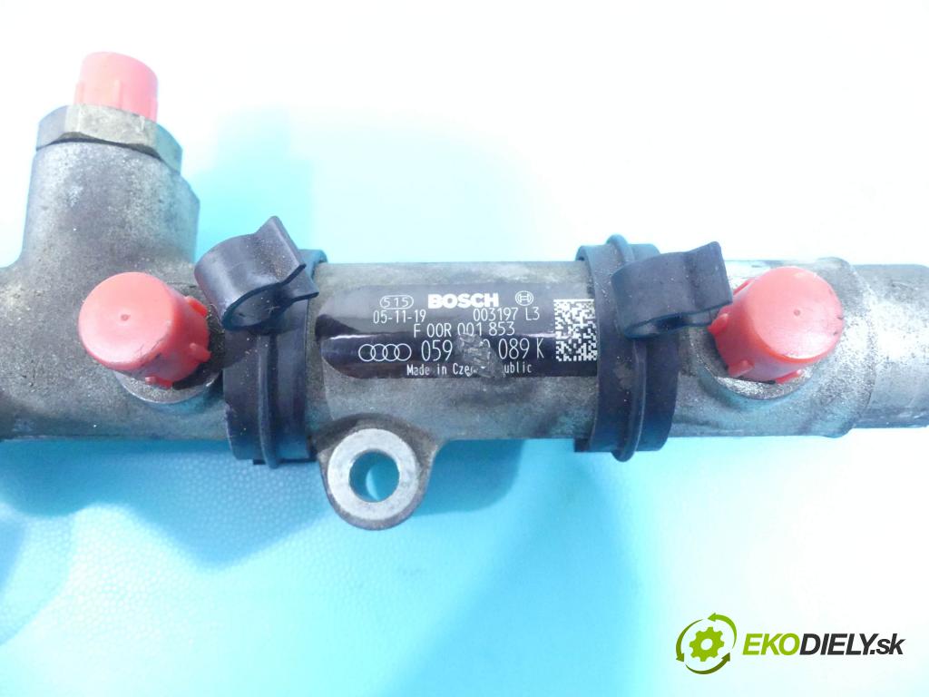 Audi A6 C6 2004-2011 2.7 tdi 163 HP automatic 120 kW 2698 cm3 5- lišta vstrekovacia F00R001853 (Vstrekovacie lišty)