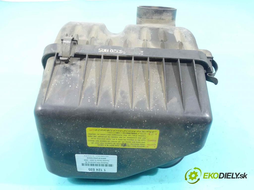 Hyundai Santa Fe 2000-2006 2.0 crdi 113 hp manual 83 kW 1991 cm3 5- obal filtra vzduchu  (Kryty filtrů)