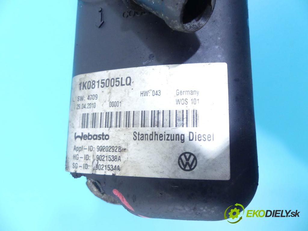 Skoda Superb II 2008-2015 2.0 tdi 170 HP automatic 125 kW 1968 cm3 5- Webasto 1K0815005LQ (Webasto)