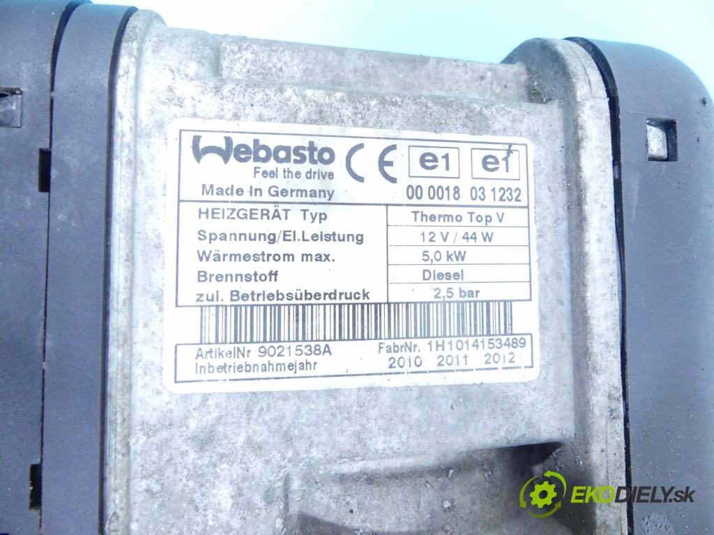 Skoda Superb II 2008-2015 2.0 tdi 170 HP automatic 125 kW 1968 cm3 5- Webasto 1K0815005LQ (Webasto)