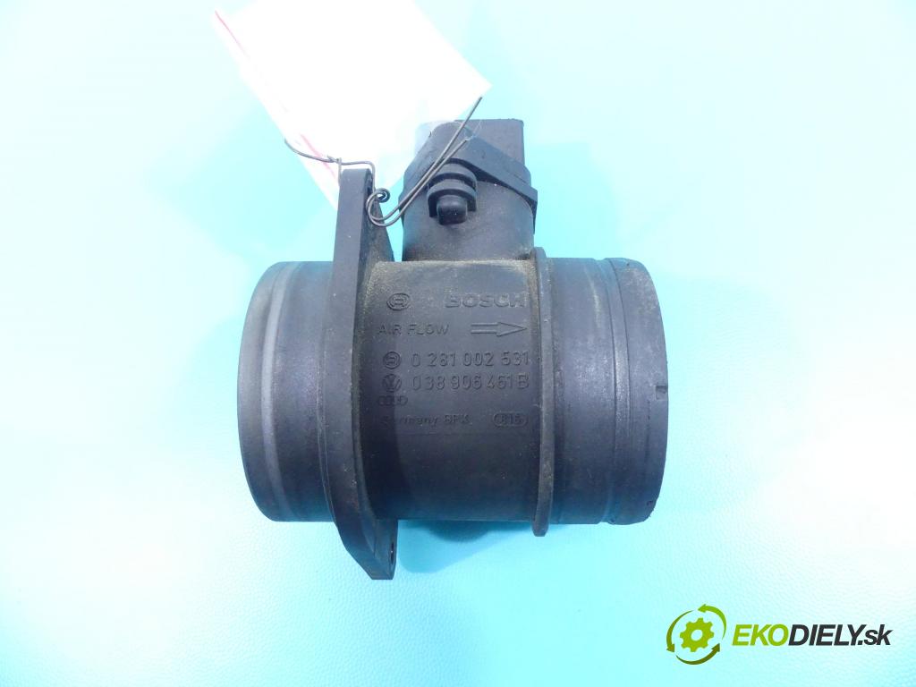 Vw Jetta V 2005-2010 1.9 tdi 105 HP manual 77 kW 1896 cm3 4- průtokoměr: 0281002531 (Váhy vzduchu)