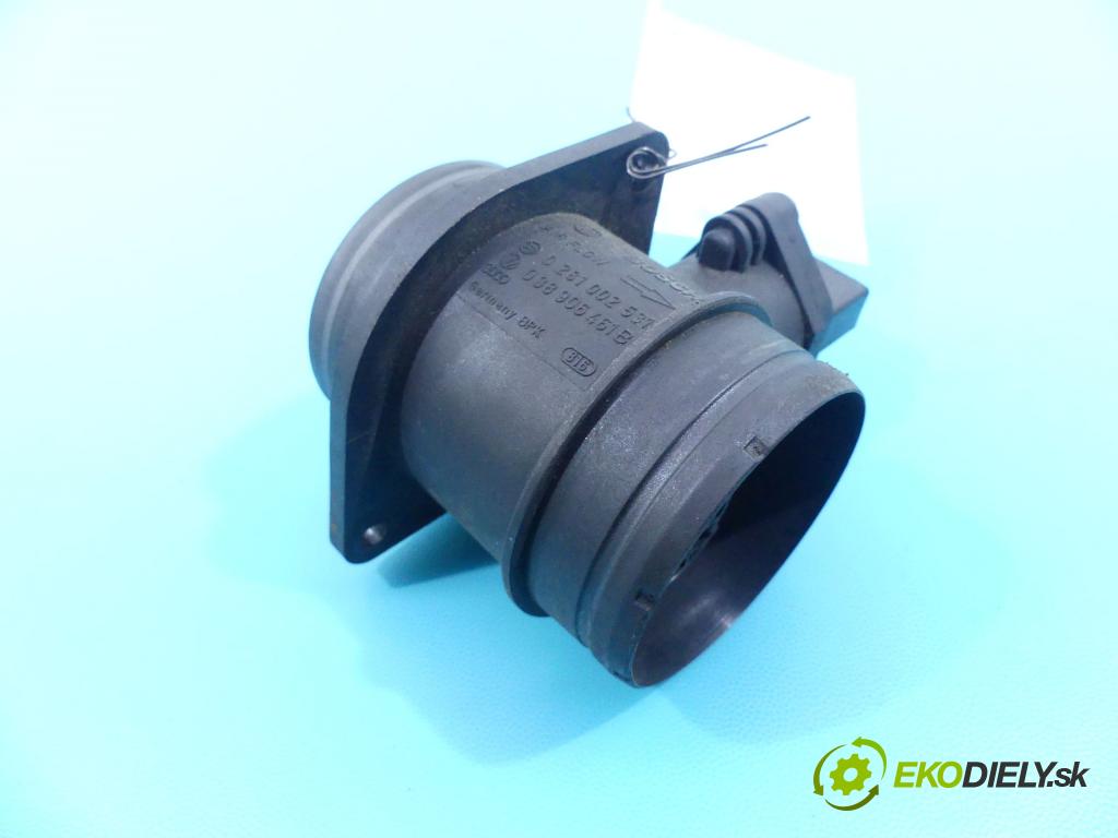 Vw Jetta V 2005-2010 1.9 tdi 105 HP manual 77 kW 1896 cm3 4- průtokoměr: 0281002531 (Váhy vzduchu)