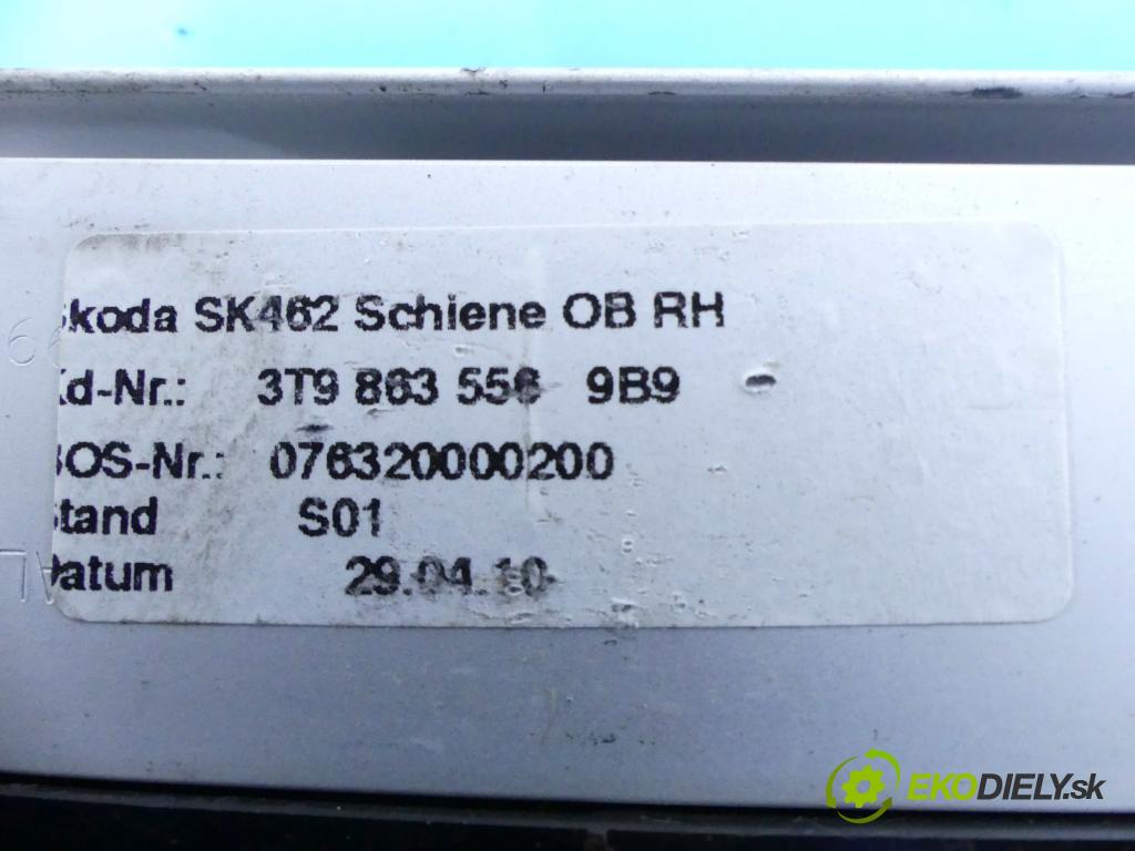 Skoda Superb II 2008-2015 2.0 tdi 170 HP automatic 125 kW 1968 cm3 5- Železnice: kufra: 3T9863556