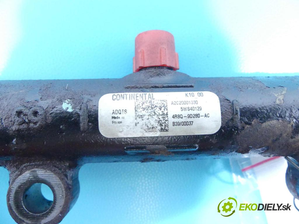 Citroen C5 II 2008-2017 2.7 hdi 204 HP automatic 150 kW 2720 cm3 4- lišta vstrekovacia 5WS40129 (Vstrekovacie lišty)