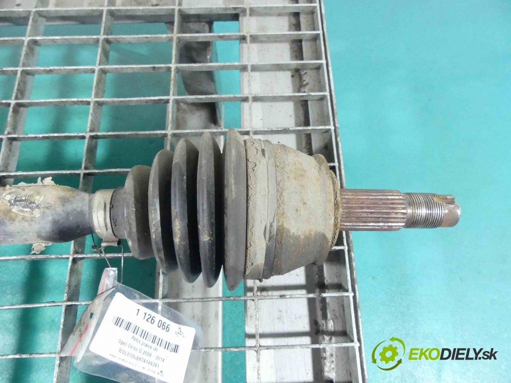 Opel Corsa D 2006-2014 1,3.0 cdti 75 HP manual 55 kW 1248 cm3 5- poloos pravé  (Poloosy)