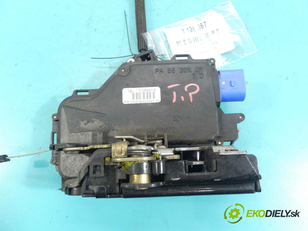 Seat Toledo III 2004-2009 2.0 tdi 140 hp manual 103 kW 1968 cm3 5- zámek zadní pravý 7L0839016