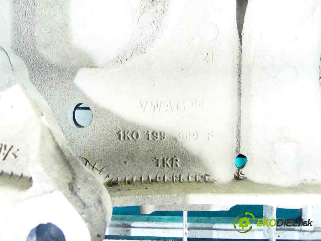 Seat Toledo III 2004-2009 2.0 tdi 140 hp manual 103 kW 1968 cm3 5- výztuha motoru 1K0199369F