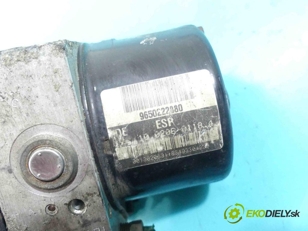 Peugeot 206 1.6 hdi 110 HP manual 81 kW 1560 cm3 3- čerpadlo abs 100960-11353 (Pumpy ABS)