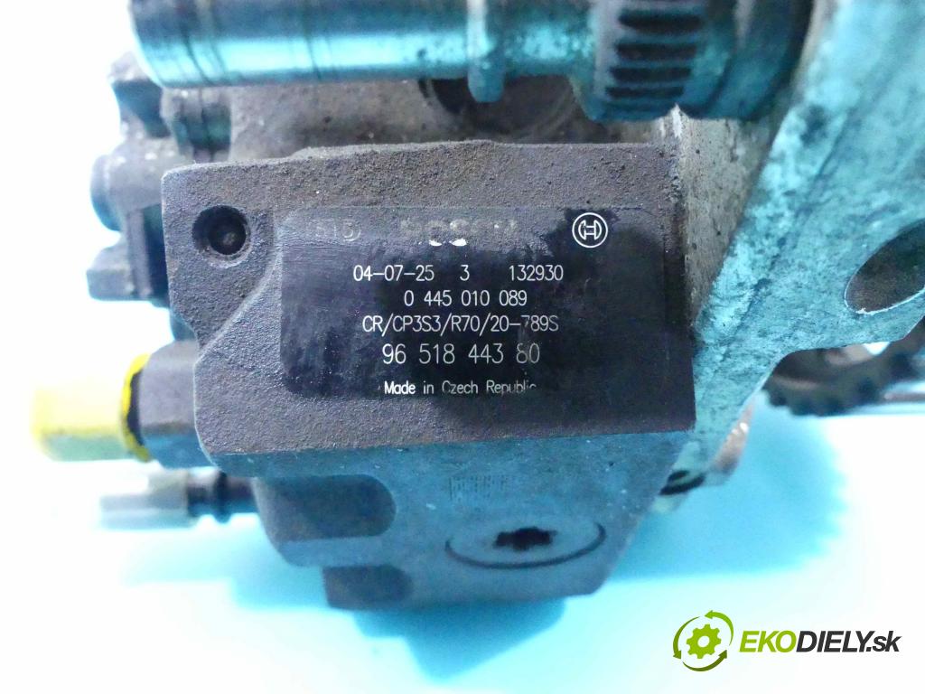 Citroen Xsara Picasso 1.6 hdi 109 HP manual 80 kW 1560 cm3 5- čerpadlo vstrekovacia 0445010089 (Vstrekovacie čerpadlá)