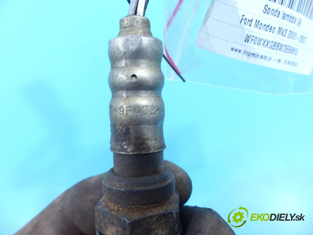 Ford Mondeo Mk3 2000-2007 1.8 16v 110 HP manual 81 kW 1798 cm3 5- Sonda lambda 1S7F-9F472-AB (Lambda sondy)