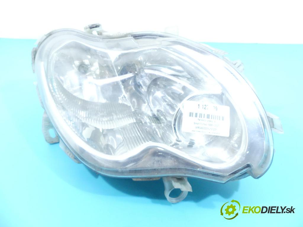 Smart Fortwo 1998-2007 0.7 61 HP automatic 45 kW 698 cm3 3- Reflektor: pravý 0301169202 (Pravé)