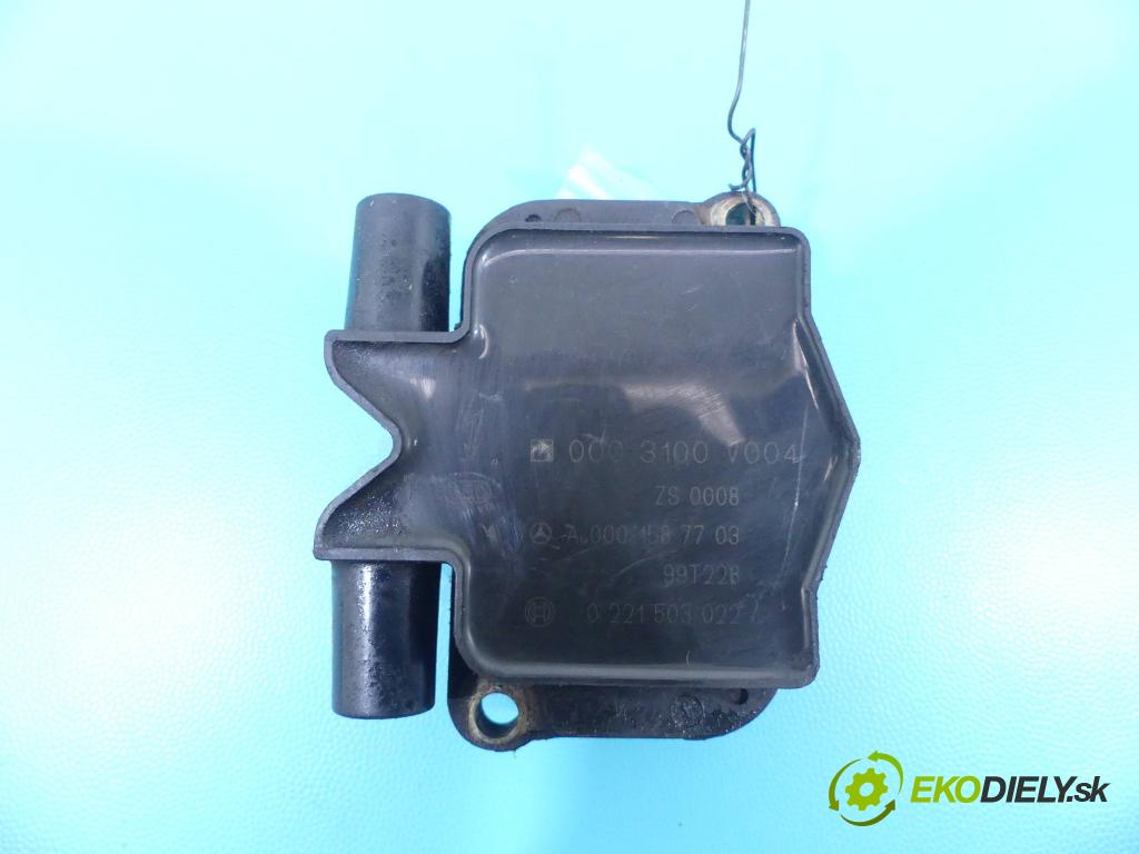 Smart Fortwo 1998-2007 0.7 61 HP automatic 45 kW 698 cm3 3- cievka zapaľovacia A0001587703 (Zapaľovacie cievky, moduly)