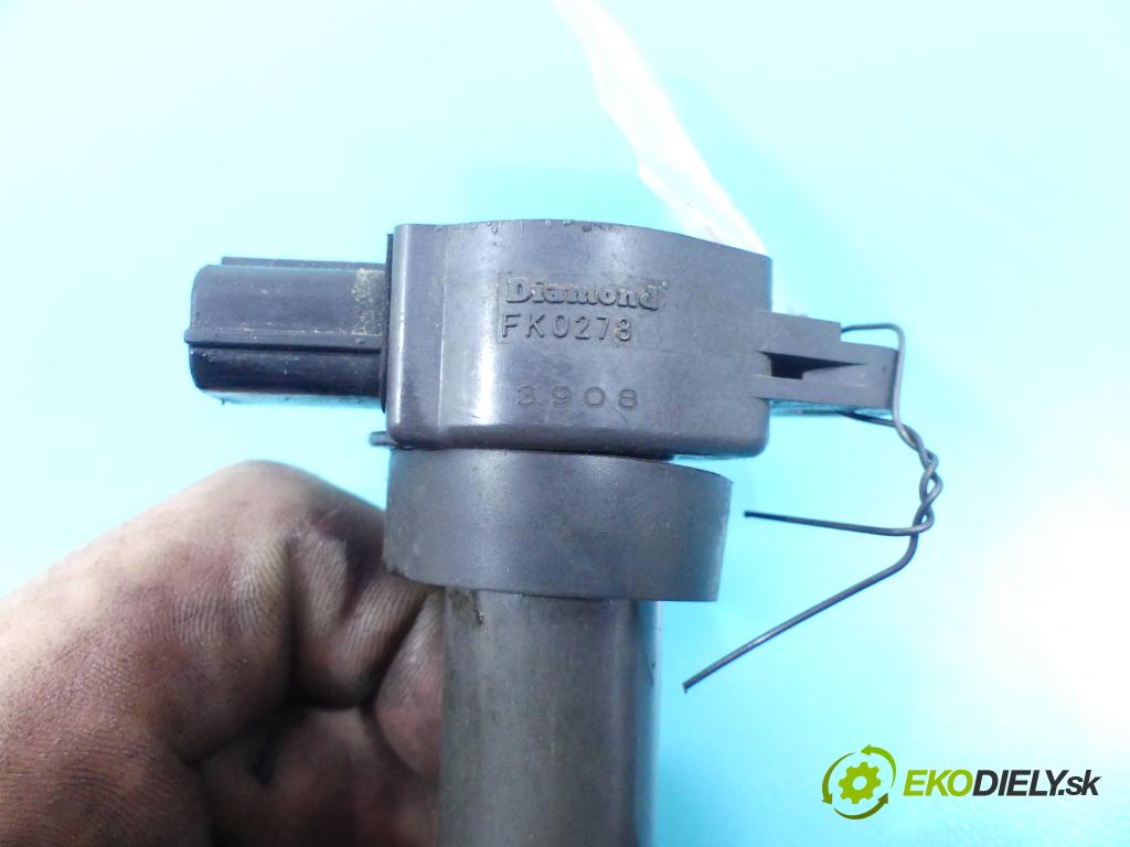 Mitsubishi Outlander I 2003-2006 2.4 MIVEC 160 HP manual 118 kW 2378 cm3 5- cievka zapaľovacia FK0278 (Zapaľovacie cievky, moduly)