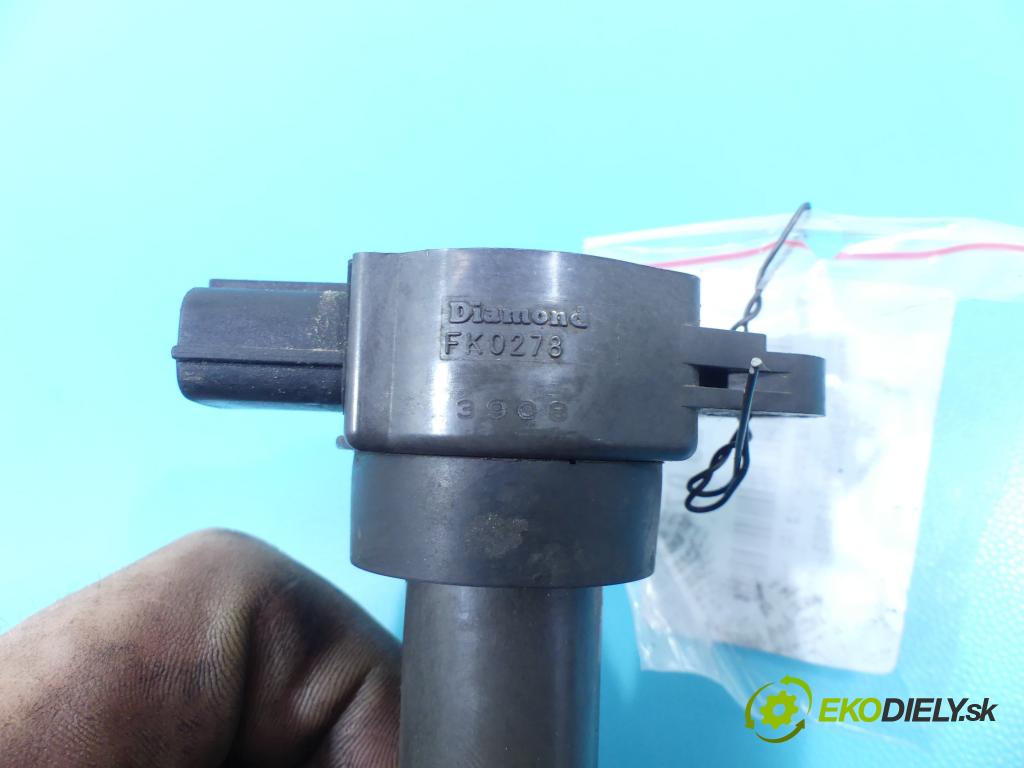 Mitsubishi Outlander I 2003-2006 2.4 MIVEC 160 HP manual 118 kW 2378 cm3 5- cievka zapaľovacia FK0278 (Zapaľovacie cievky, moduly)