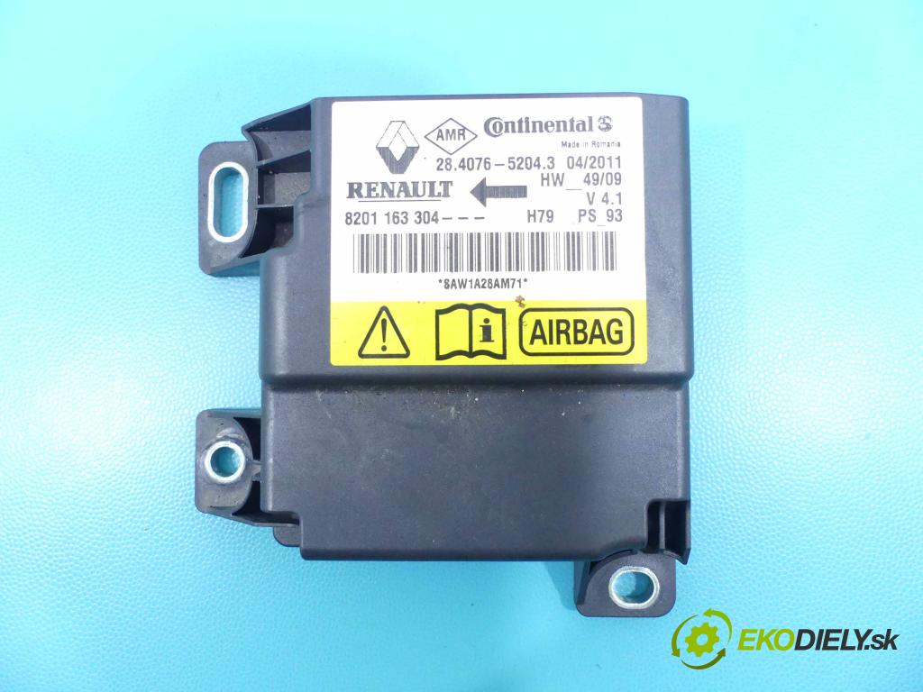 Dacia Duster I 2010-2018 1.5 dci 107 HP manual 79 kW 1461 cm3 5- modul riadiaca jednotka 8201163304 (Ostatné)