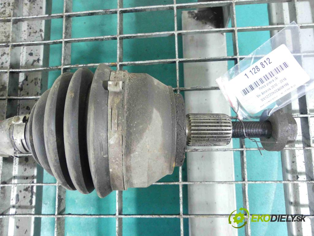 Vw Amarok 2010-2016 2.0 tdi 163 HP manual 120 kW 1968 cm3 5- poloos pravé  (Poloosy)