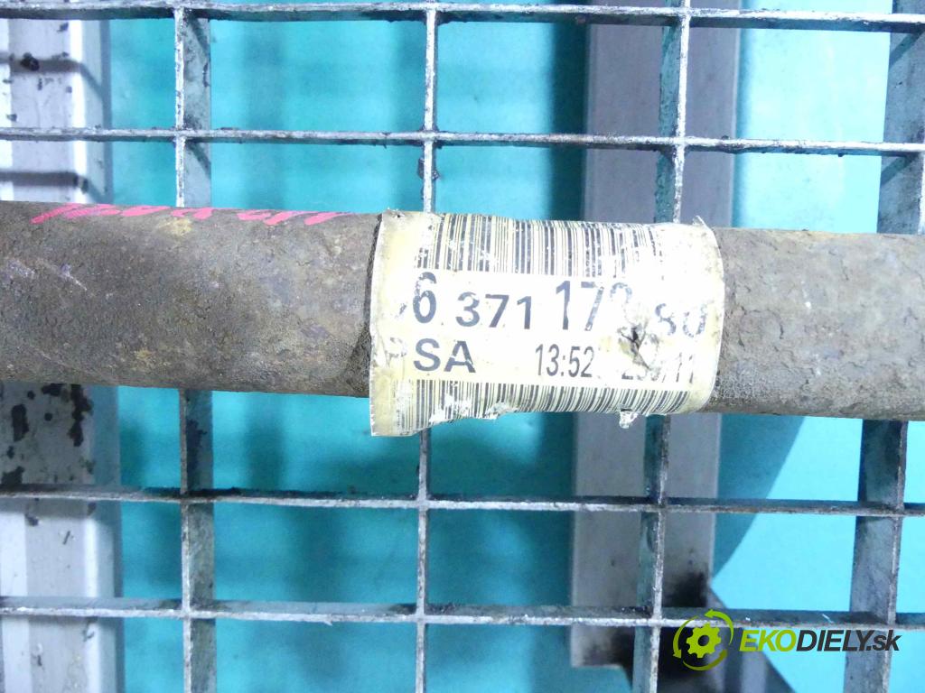 Citroen C4 Grand picasso 1.6 16v 120 HP manual 88 kW 1598 cm3 5- poloos pravé 9637117880 (Poloosy)