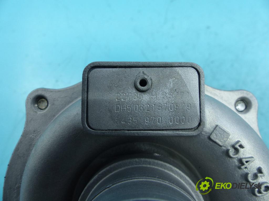 Renault Megane II 2003-2008 1.5 dci 86 HP manual 63 kW 1461 cm3 5- turbodúchadlo, turbo 54359700000 (Turbodúchadlá (kompletné))