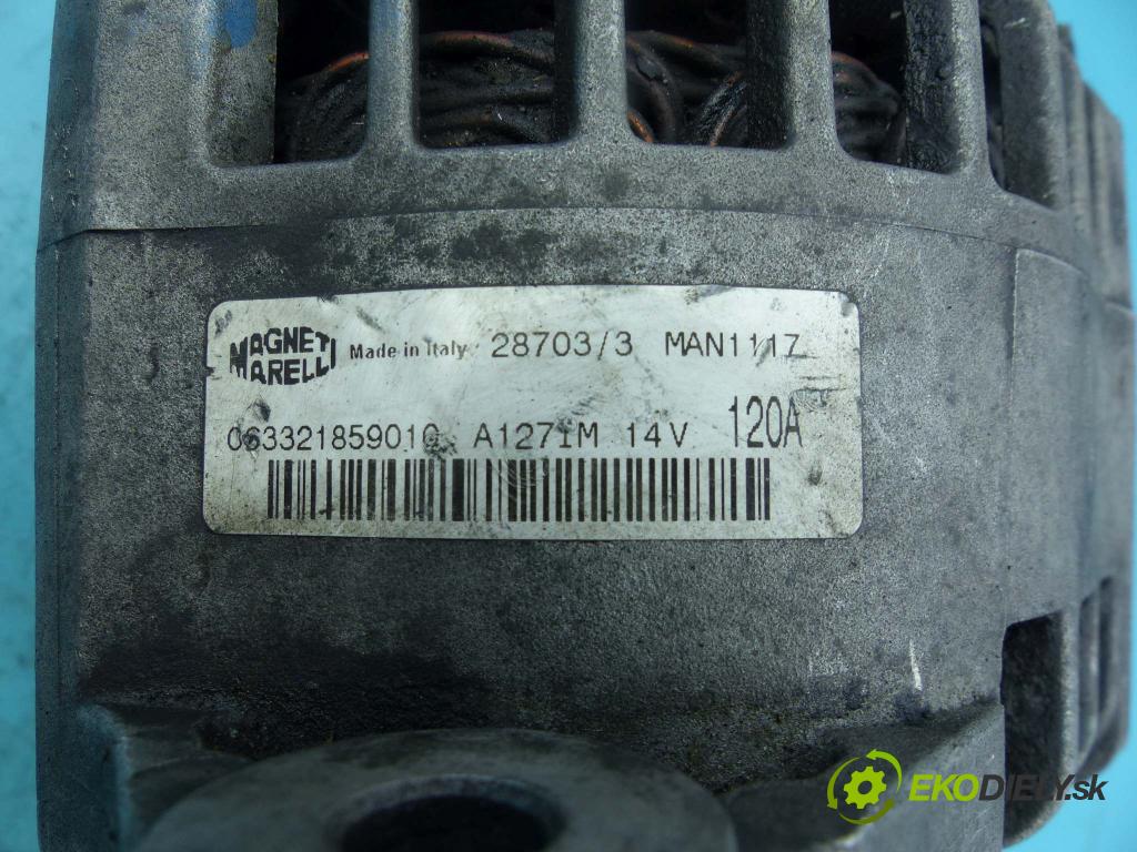 Fiat Marea 1.9 jtd 105 HP manual 77 kW 1910 cm3 4- Alternator 063321859010 (Alternátory)