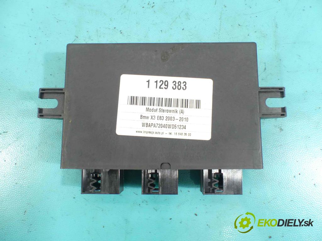 Bmw X3 E83 2003-2010 2.5 192 HP automatic 141 kW 2494 cm3 5- modul riadiaca jednotka 9119427 (Ostatné)
