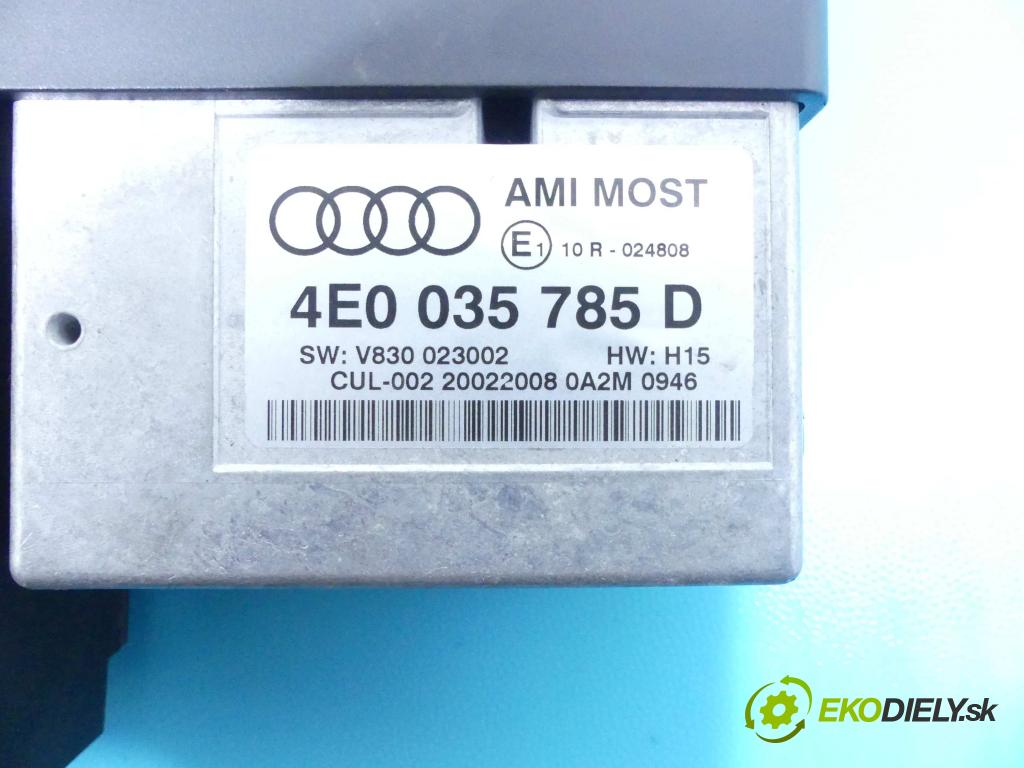 Audi A6 C6 2004-2011 3.0 tdi 232KM automatic 171 kW 2967 cm3 5- modul riadiaca jednotka 4E0035785D (Ostatné)