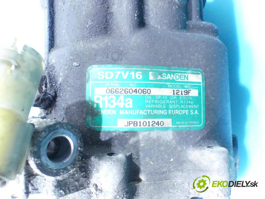 Rover 25 1.4 16v 103 HP manual 76 kW 1396 cm3 5- čerpadlo klimatizácie 0662604060