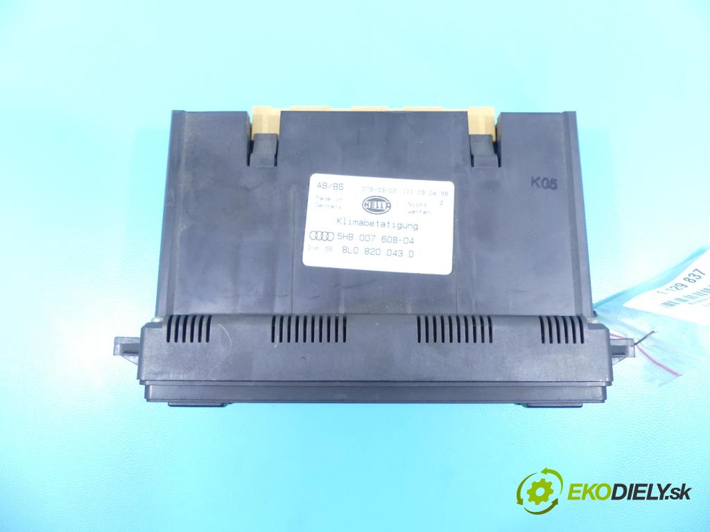 Audi A3 8L 1996-2003 1.9 tdi 110 HP manual 81 kW 1896 cm3 3- panel kúrenia 8L0820043D